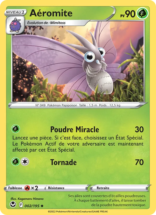 Aéromite 2/195 — EB12 – Tempête Argentée — Carte Pokémon française