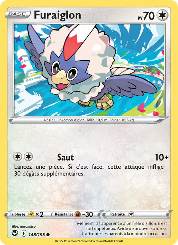 Furaiglon 148/195 — EB12 – Tempête Argentée — Carte Pokémon française