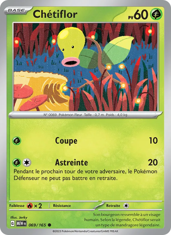 Chétiflor 69/165 — EV03.5 — 151 — Carte Pokémon française