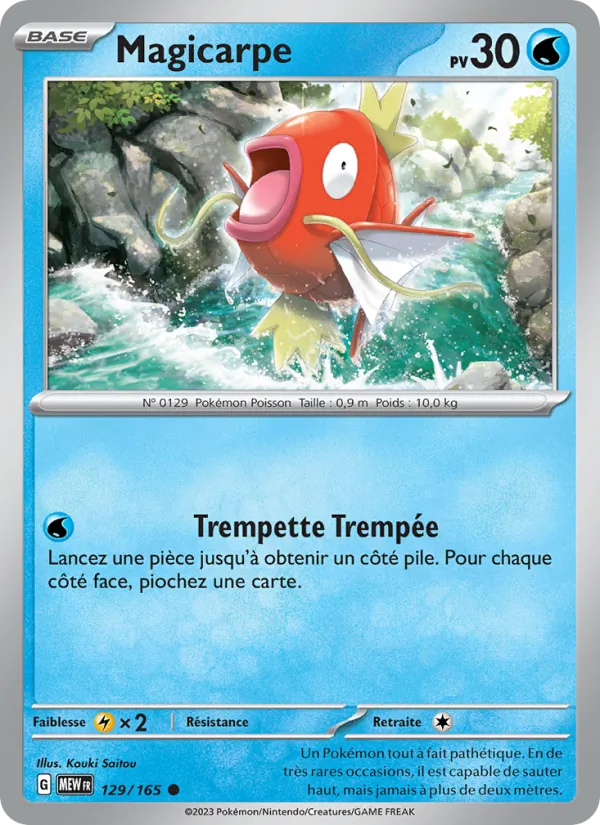 Magicarpe 129/165 — EV03.5 — 151 — Carte Pokémon française