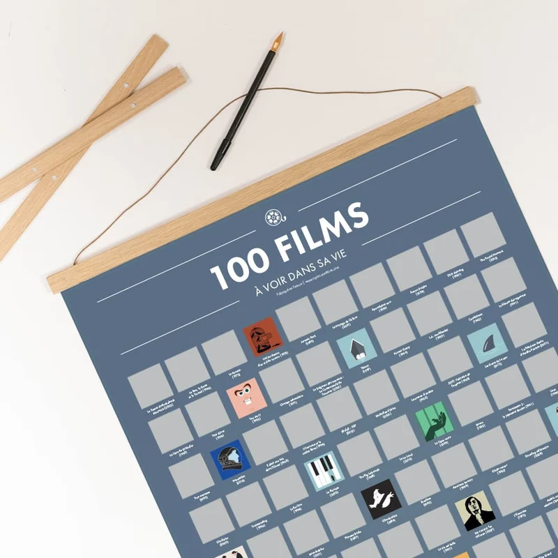 Pack 100 Films à Voir dans sa Vie - Coffret Cadeau