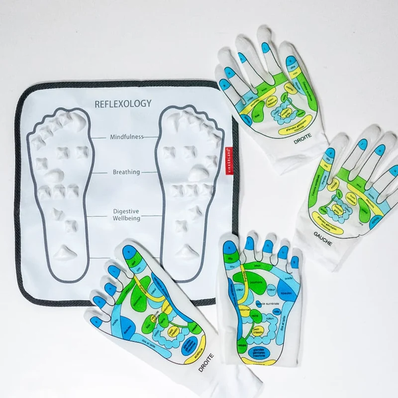 Pack Réflexologie "Chaussettes + Gants + Tapis" 13429-defaultCombination - Coffret Cadeau