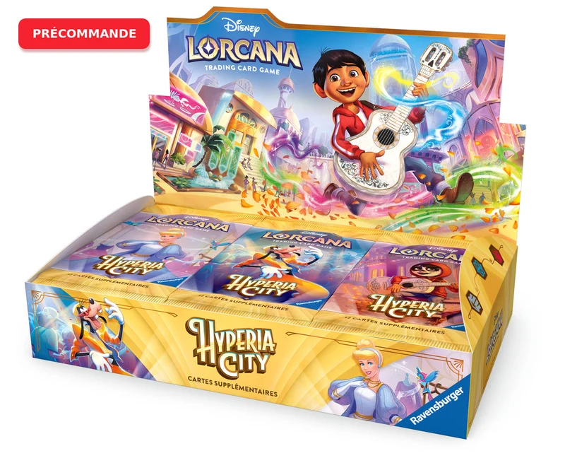 Display Disney Lorcana – Hyperia City (Chapitre 14) – 24 Boosters FR