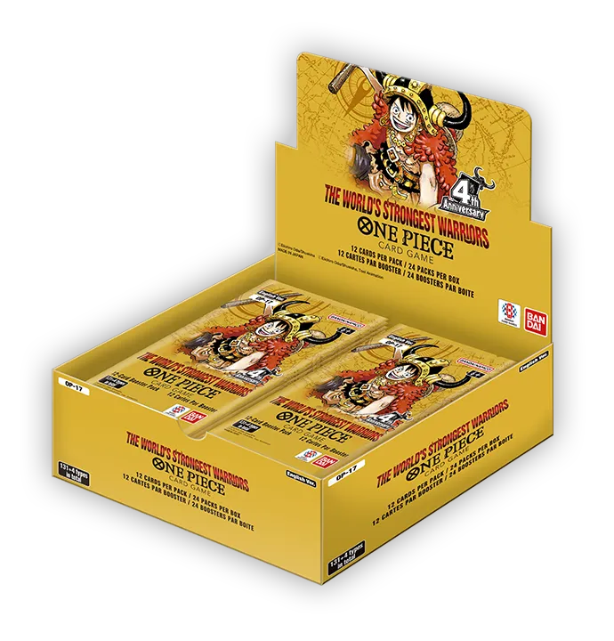 Bundle One Piece OP17 – Display EN + Starter Deck ST-36 EN + 100 Sleeves + Phoenix Shield