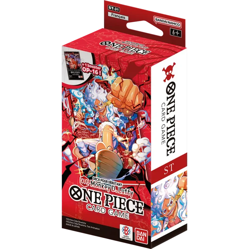 Bundle One Piece OP17 – Display FR + Starter Deck aléatoire + 100 Sleeves + Phoenix Shield