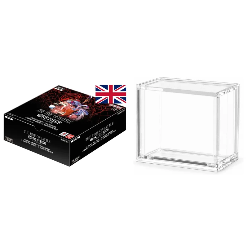 Bundle One Piece OP-16 The Time of Battle – Display Anglais + Protection Acrylique Phoenix Shield