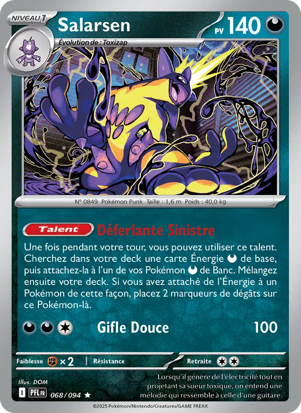 Salarsen 68/94 — ME02 – Flammes Fantasmagoriques — Carte Pokémon française