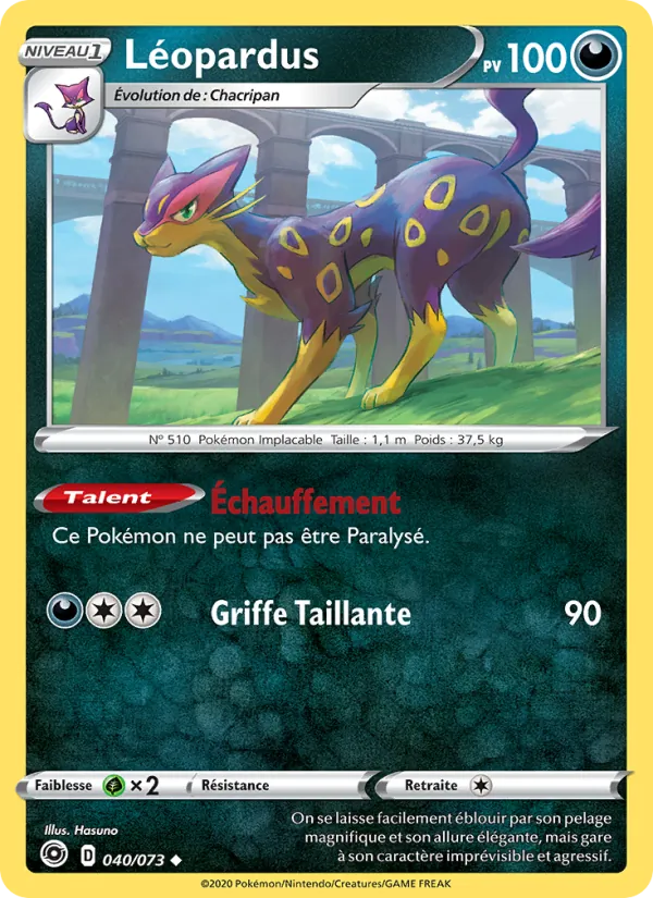 Léopardus 40/73 — EB03.5 – La Voie du Maître — Carte Pokémon française