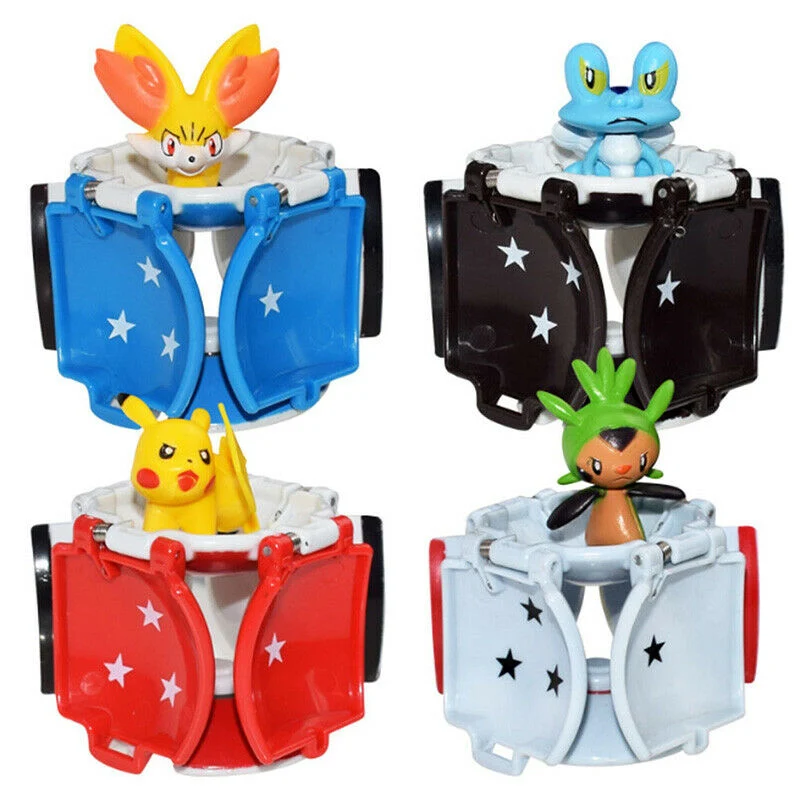 Poke Ball Set avec 12 Pokeballs et figurines Pokemon
