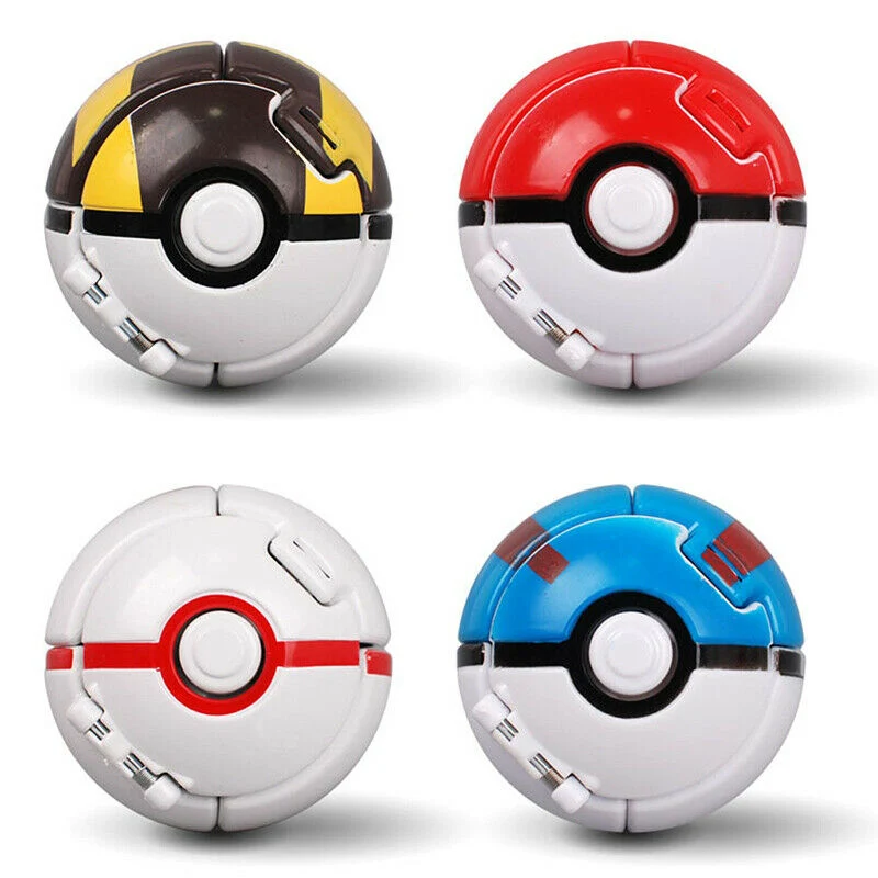 Poke Ball Set avec 12 Pokeballs et figurines Pokemon