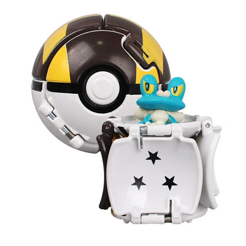 Poke Ball Set avec 12 Pokeballs et figurines Pokemon