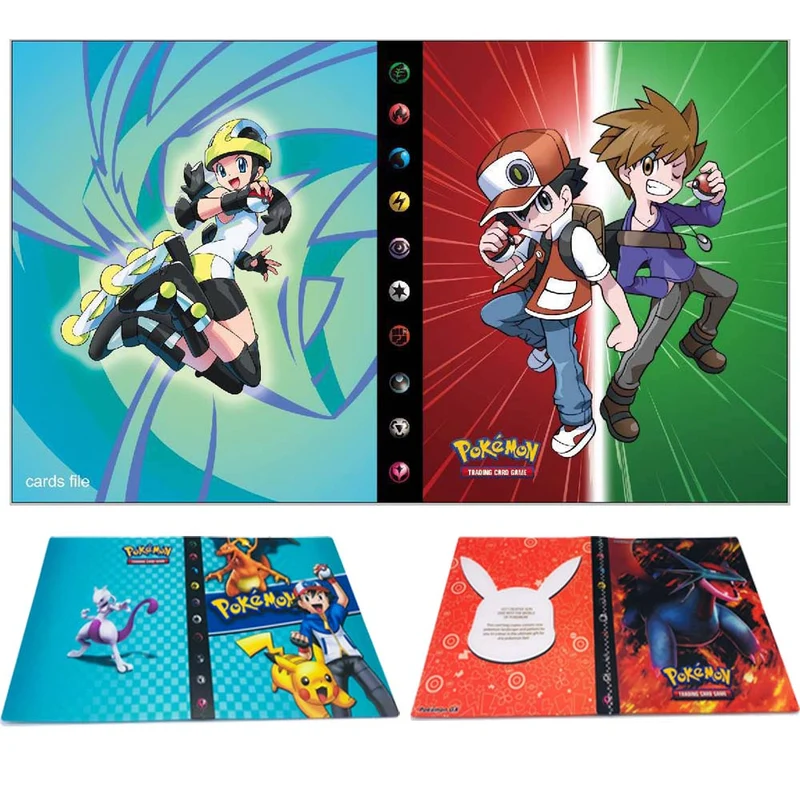 Livret de collecte de cartes Pokémon (jusqu'à 240 cartes)