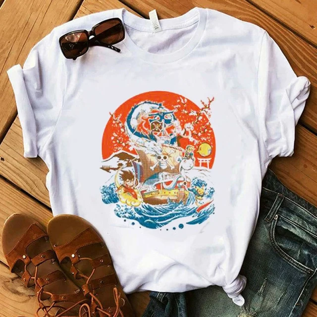 T-Shirt Pokemon pour Femmes / Filles Snorlax Togepi Squirtle T-Shirt Japonais