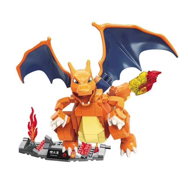 Pokemon Turtok, Bisaflor, figurines de blocs de construction Charizard Action