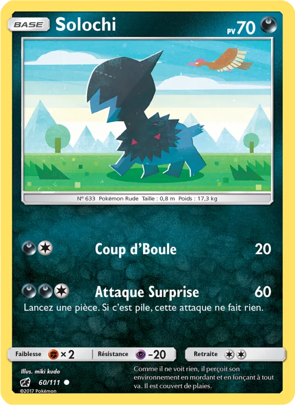 Solochi 60/111 — SL4 – Invasion Carmin — Carte Pokémon française