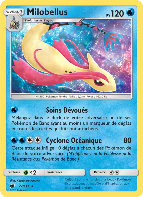 Milobellus 27/111 — SL4 – Invasion Carmin — Carte Pokémon française