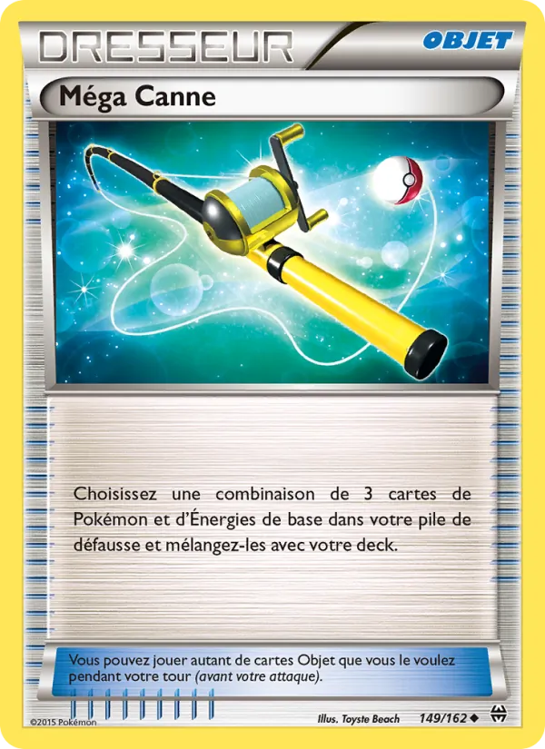 Méga Canne 149/162 — XY8 – Impulsion Turbo — Carte Pokémon française