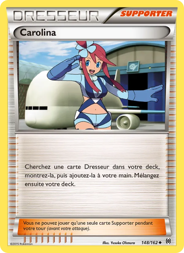 Carolina 148/162 — XY8 – Impulsion Turbo — Carte Pokémon française