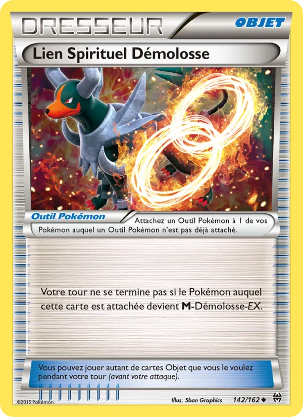 Lien Spirituel Démolosse 142/162 — XY8 – Impulsion Turbo — Carte Pokémon française
