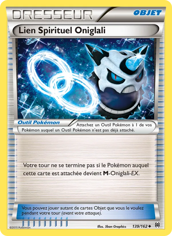 Lien Spirituel Oniglali 139/162 — XY8 – Impulsion Turbo — Carte Pokémon française