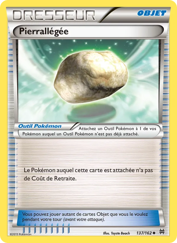 Pierrallégée 137/162 — XY8 – Impulsion Turbo — Carte Pokémon française