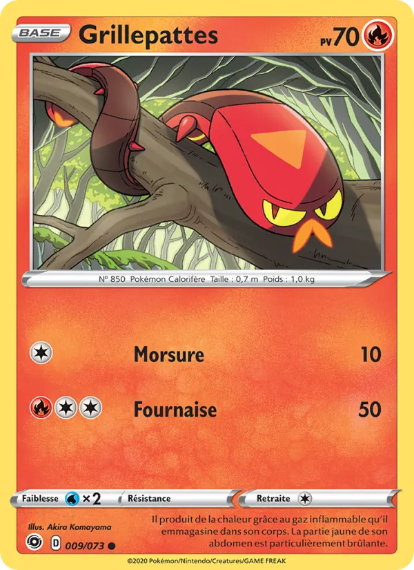 Grillepattes 9/73 — EB03.5 – La Voie du Maître — Carte Pokémon française