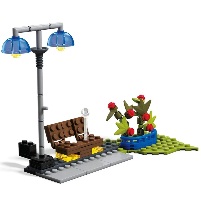 Mega Construx Classic Pokemon Chimchar / Panflam - Ensemble de blocs de construction Pikachu