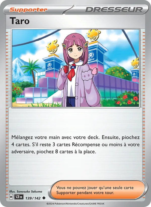 Taro 139/142 — EV07 — Couronne Stellaire — Carte Pokémon française