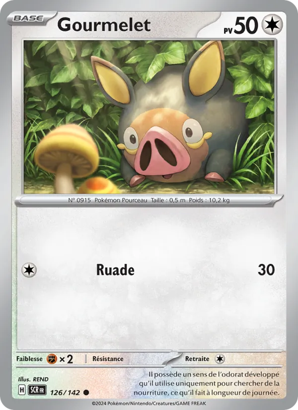 Gourmelet 126/142 — EV07 — Couronne Stellaire — Carte Pokémon française