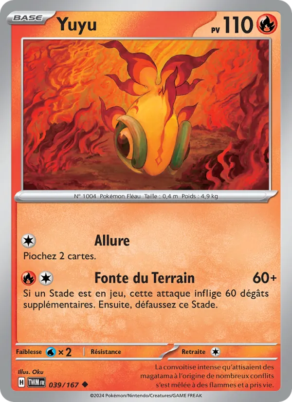 Yuyu 39/167 — EV06 – Mascarade Crépusculaire — Carte Pokémon française