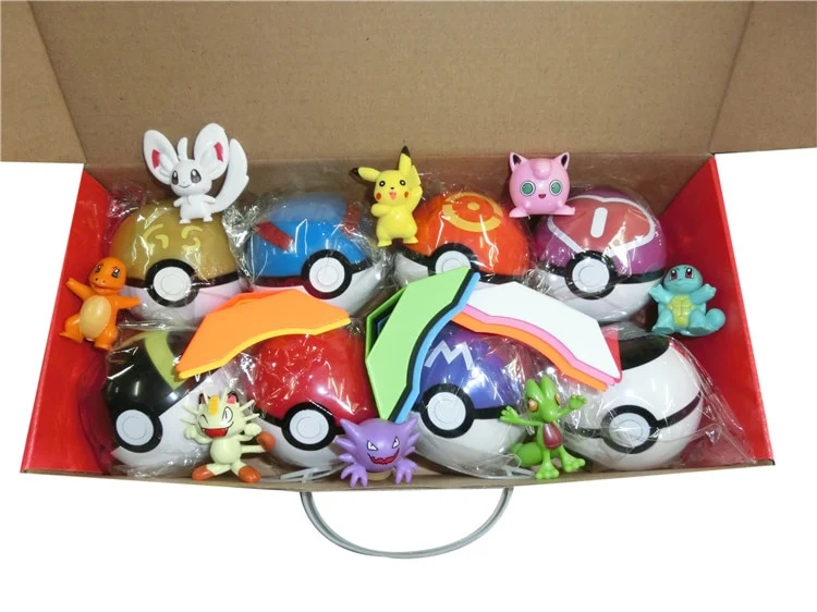 Boules Pokémon avec figurines - différentes boîtes
