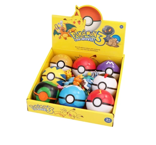 Boules Pokémon avec figurines - différentes boîtes