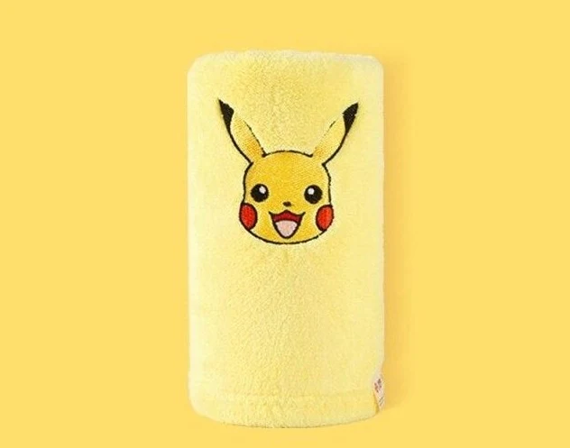 Serviettes de bain avec Pokemon Pikachu et autres motifs