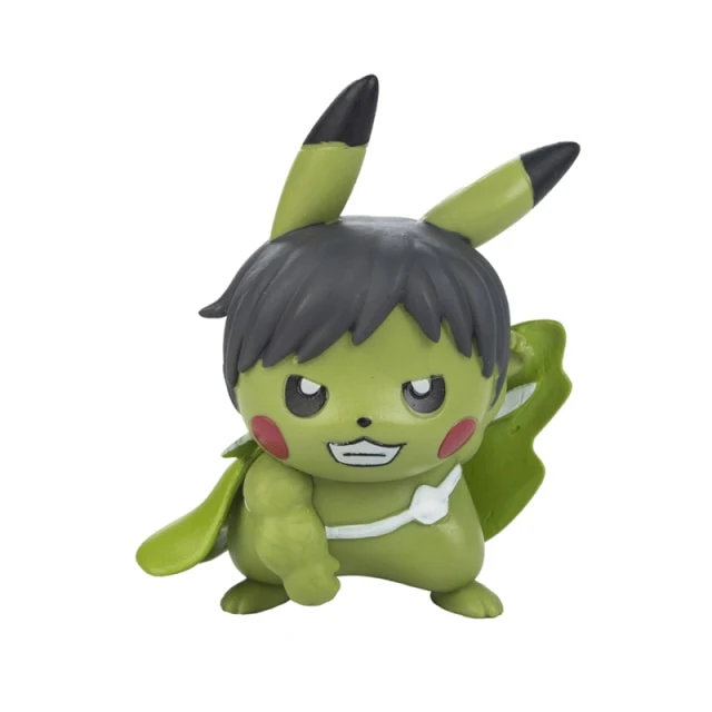Figurines Pokémon - Pikachu Cosplay en tant que Captain America Iron Man Hulk Thanos Ant Man Thor (environ 10 cm)