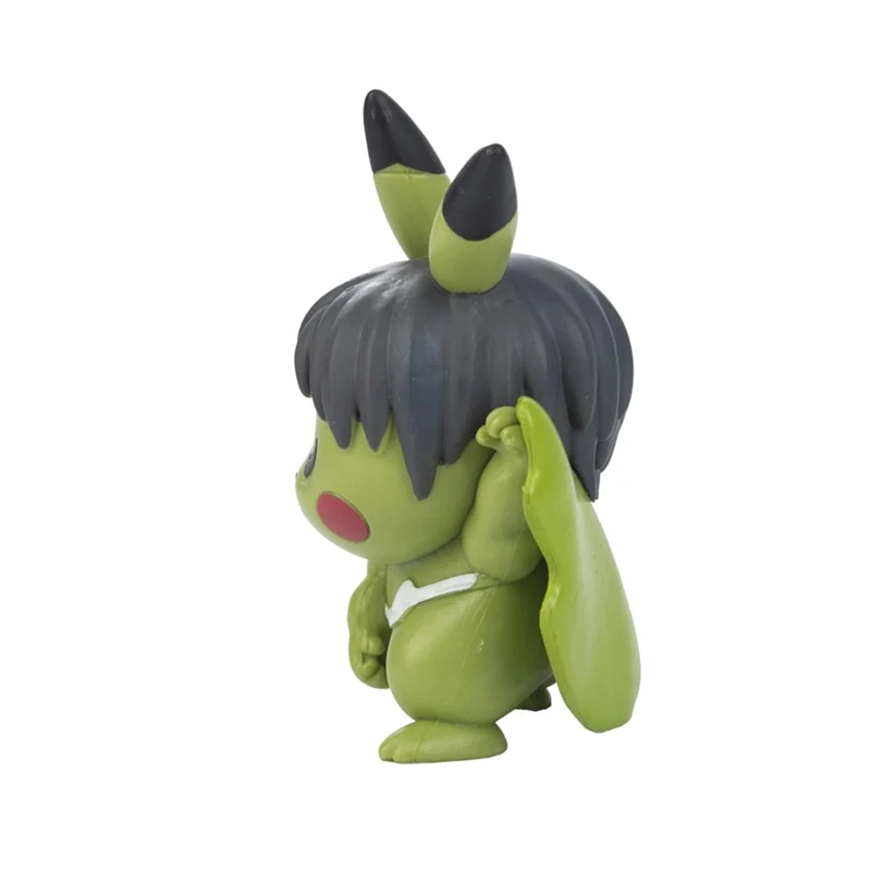 Figurines Pokémon - Pikachu Cosplay en tant que Captain America Iron Man Hulk Thanos Ant Man Thor (environ 10 cm)