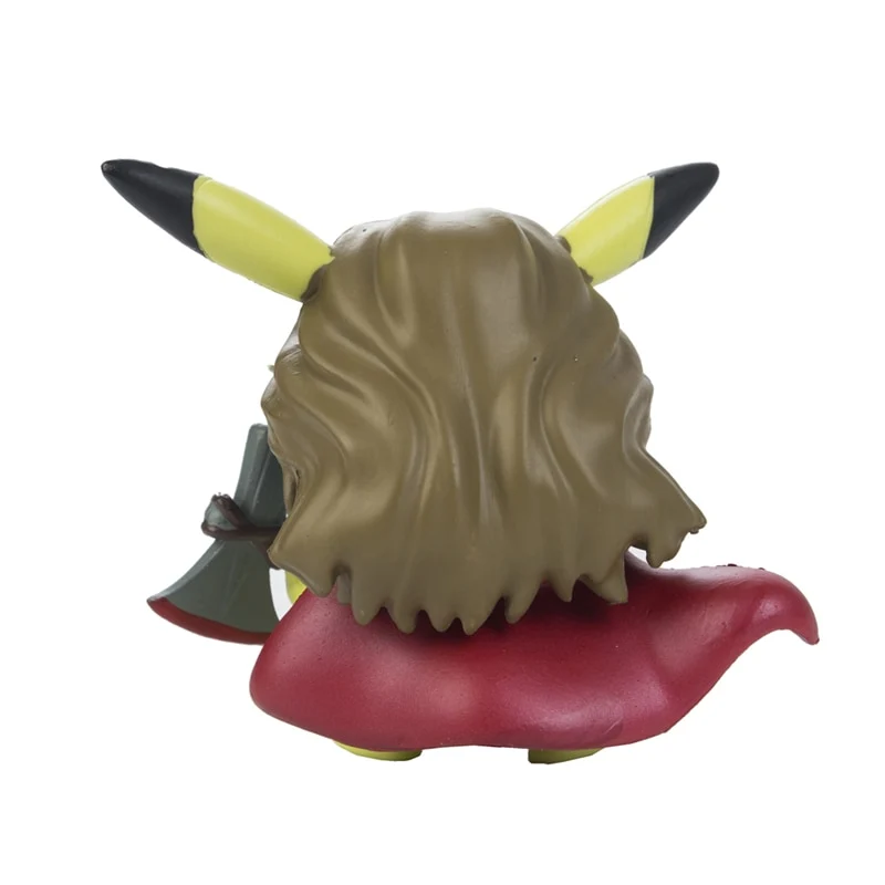 Figurines Pokémon - Pikachu Cosplay en tant que Captain America Iron Man Hulk Thanos Ant Man Thor (environ 10 cm)