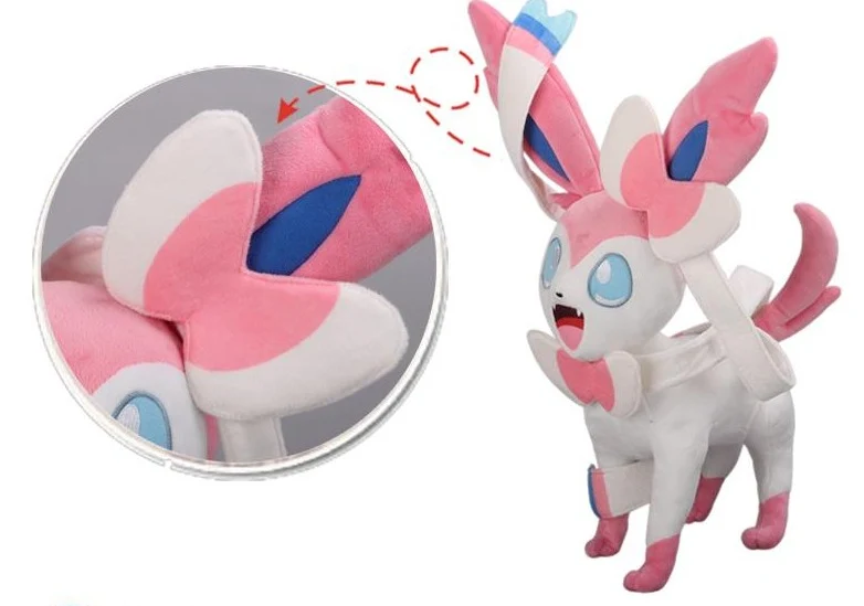 Feelinara / Sylveon peluche Pokemon environ 30cm look anime