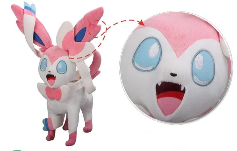 Feelinara / Sylveon peluche Pokemon environ 30cm look anime
