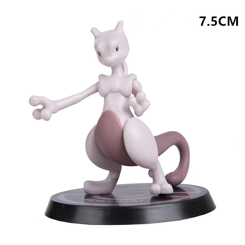 Set de 6 figurines Pokémon : Pikachu, Charizard, Turtok, Mewtwo et Bisaflor