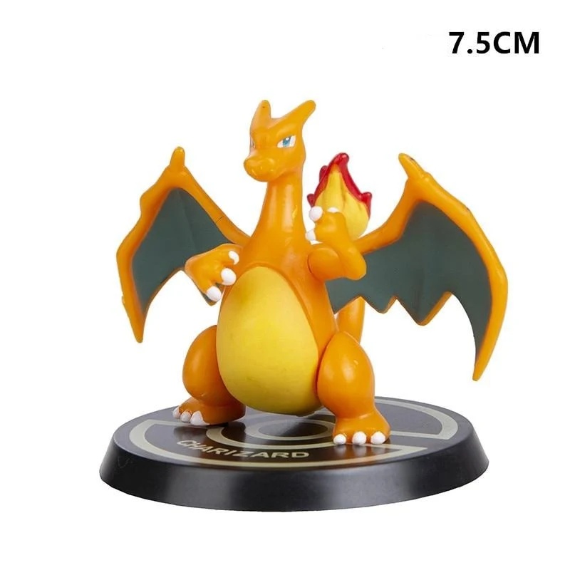 Set de 6 figurines Pokémon : Pikachu, Charizard, Turtok, Mewtwo et Bisaflor