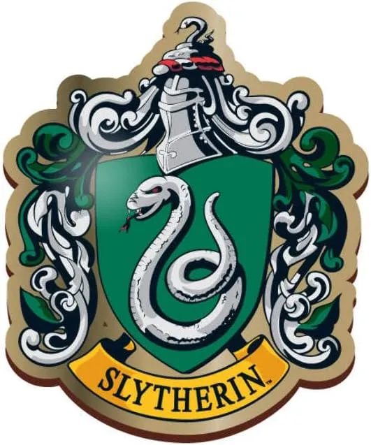 Badge à épingle blason Serpentard Harry Potter
