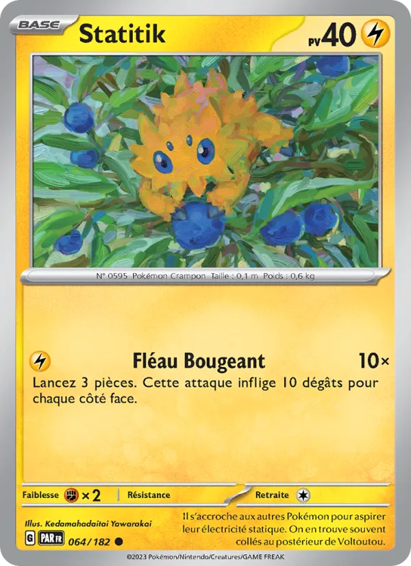 Statitik 64/182 — EV04 – Faille Paradoxe — Carte Pokémon française