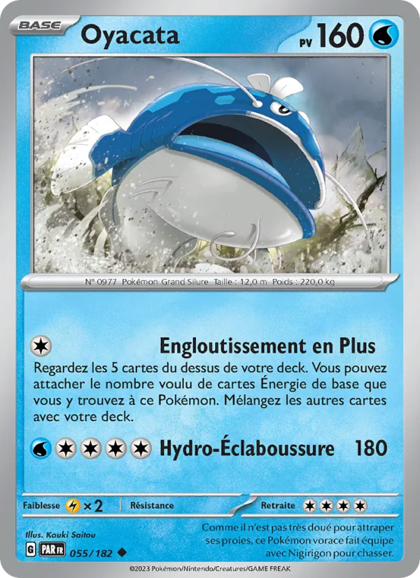 Oyacata 55/182 — EV04 – Faille Paradoxe — Carte Pokémon française