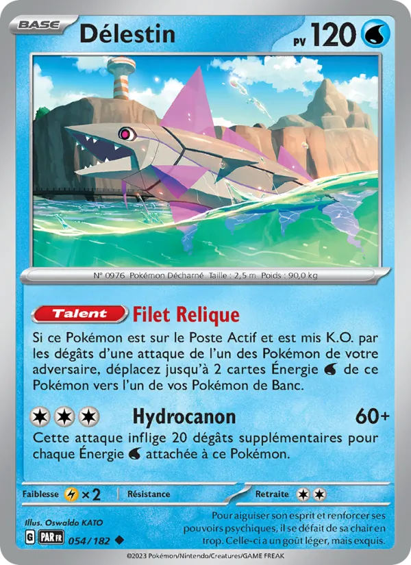 Délestin 54/182 — EV04 – Faille Paradoxe — Carte Pokémon française