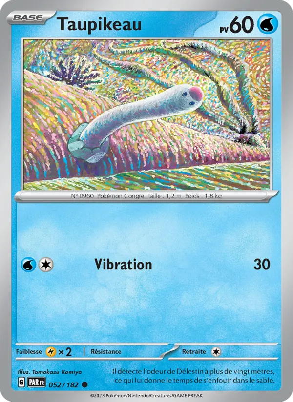 Taupikeau 52/182 — EV04 – Faille Paradoxe — Carte Pokémon française