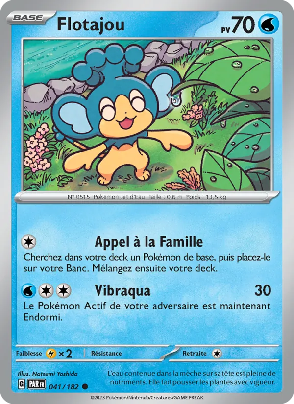 Flotajou 41/182 — EV04 – Faille Paradoxe — Carte Pokémon française