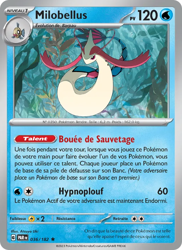 Milobellus 36/182 — EV04 – Faille Paradoxe — Carte Pokémon française