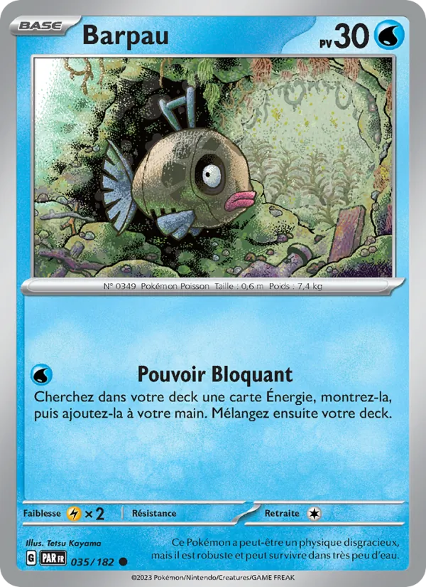 Barpau 35/182 — EV04 – Faille Paradoxe — Carte Pokémon française