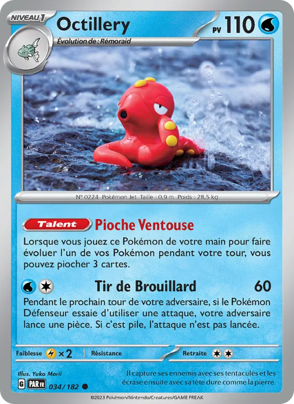 Octillery 34/182 — EV04 – Faille Paradoxe — Carte Pokémon française