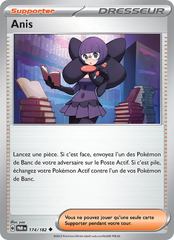 Anis 174/182 — EV04 – Faille Paradoxe — Carte Pokémon française